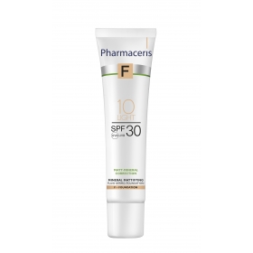 PHARMACERIS F MATT-MINERAL-CORRECTION MINERALNY DERMO-FLUID MATUJĄCY SPF30 10 LIGHT 30 ML