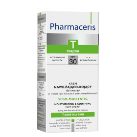Pharmaceris T SEBO-MOISTATIC Krem nawilżająco-kojący do twarzy SPF 30 50 ml