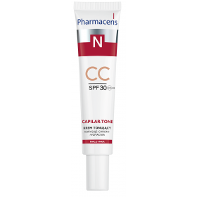 PHARMACERIS N CAPILAR-TONE CC KREM TONUJĄCY SPF 30 DLA SKÓRY NACZYNKOWEJ I NADREAKTYWNEJ 40 ML