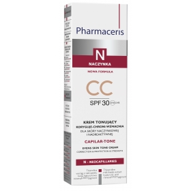 PHARMACERIS N CAPILAR-TONE CC KREM TONUJĄCY SPF 30 DLA SKÓRY NACZYNKOWEJ I NADREAKTYWNEJ 40 ML