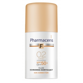 PHARMACERIS F FLUID OCHRONNO-KORYGUJĄCY NAJWYŻSZA OCHRONA SPF 50+  SUN-CORRECTION 02 SAND 30 ML