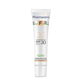 PHARMACERIS F MINERALNY DERMO-FLUID MATUJĄCY SPF 30   MATT-MINERAL-CORRECTION 30 TANNED 30 ML