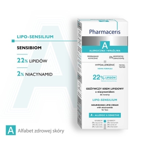 Pharmaceris A LIPO-SENSILIUM Odżywczy krem lipidowy z niacynamidem do twarzy 50 ml