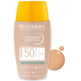 BIODERMA PHOTODERM NUDE TOUCH MINERAL SPF 50+ JASNY 40 ML
