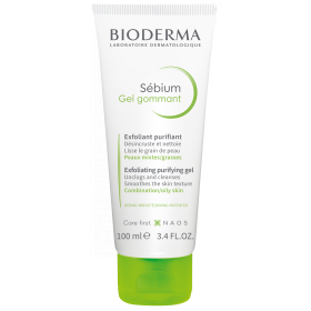 BIODERMA SEBIUM GEL GOMMANT ZŁUSZCZAJĄCY ŻEL OCZYSZCZAJĄCY 100ML