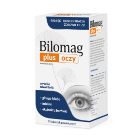 BILOMAG plus OCZY 75 tabletek powlekanych PAMIĘĆ KONCENTRACJA