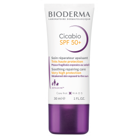 BIODERMA CICABIO SPF50+ KREM ŁAGODZĄCO-ODBUDOWUJĄCY 30 ML