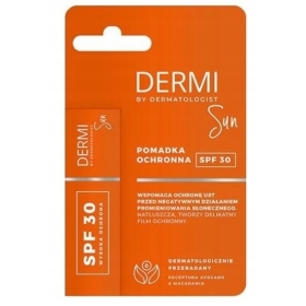 DERMI SUN SPF30 Pomadka ochronna do ust 4,5 g