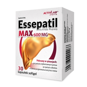 ESSEPATIL MAX 600 mg 30 kapsułek SOFTGEL Activlab Pharma