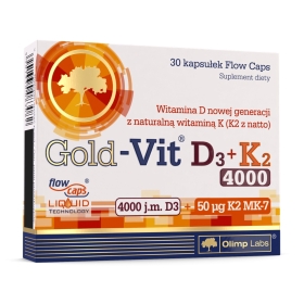 OLIMP GOLD VIT D3 4000 j.m. + K2 MK-7 30 kapsułek