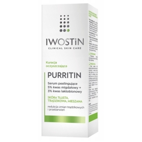 Iwostin Purritin Serem peelingujące z 5% kwasem migdałowym i 3% kwasem laktobionowym 30 ml