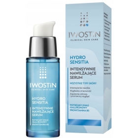 Iwostin Hydro Sensitia Zestaw Krem intensywnie nawilżający SPF15 50 ml + Intensywnie nawilżające serum 50 ml