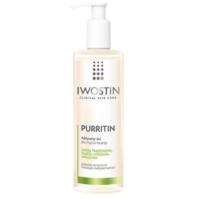 Iwostin Purritin Aktywny Żel do mycia twarzy z pompką 300 ml