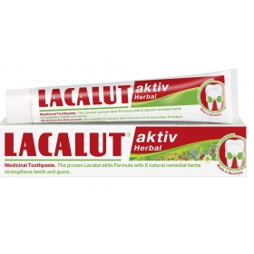 LACALUT AKTIV HERBAL PASTA DO ZĘBÓW 75 ML