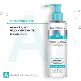 Pharmaceris A PHYSIOPURIC-GEL Nawilżający fizjologiczny żel do mycia twarzy i oczu 190 ml