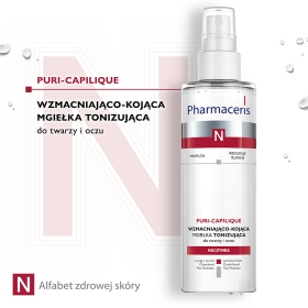 PHARMACERIS N PURI-CAPILIQUE Delikatny tonik-mgiełka wzmacniający naczynka 200 ml