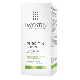 Iwostin Purritin Rehydrin Nawilżający Żel do mycia twarzy 150 ml