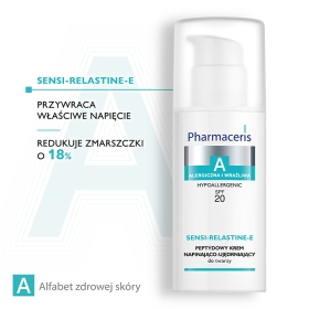 PHARMACERIS A SENSI-RELASTINE-E PEPTYDOWY KREM NAPINAJĄCO-UJĘDRNIAJĄCY SPF 20 75 ML