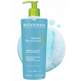 BIODERMA SEBIUM MOUSSANT GEL ŻEL DO MYCIA 500ML