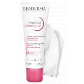 BIODERMA SENSIBIO DEFENSIVE RICH BOGATY AKTYWNY KREM KOJĄCY DO SKÓRY WRAŻLIWEJ 40 ml