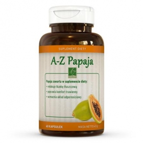 A-Z PAPAJA 60 kaps. ODCHUDZANIE ODPORNOŚĆ