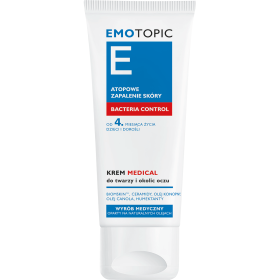 EMOTOPIC BACTERIA CONTROL KREM MEDICAL DO TWARZY I OKOLIC OCZU 50 ML