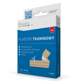 BIOCANTO CARE PLASTER TKANINOWY 1m x 6cm 1 sztuka