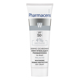PHARMACERIS W MELACYD Dermo-ochronny krem wybielający przebarwienia, 4% NIACYNAMID na dzień SPF 50 30 ML
