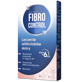 FIBROCONTROL 3 PLASTRY Z APLIKATOREM LECZENIE WŁÓKNIAKÓW SKÓRY