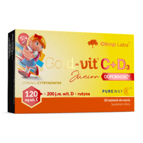 OLIMP Gold Vit C+D3 Junior 30 tabletek do ssania