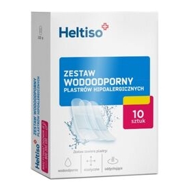 HELTISO ZESTAW WODOODPORNY PLASTRÓW HIPOALERGICZNYCH 10 sztuk
