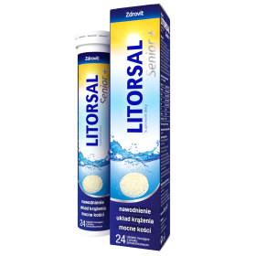 LITORSAL SENIOR PLUS 24 tabletki musujące