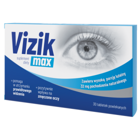 VIZIK MAX 30 tabletek powlekanych PRAWIDŁOWE WIDZENIE