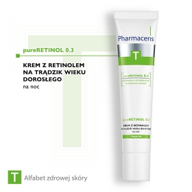 Pharmaceris T pureRETINOL 0.3 KREM Z RETINOLEM na trądzik wieku dorosłego na noc 40 ml