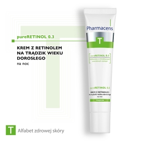 Pharmaceris T pureRETINOL 0.3 KREM Z RETINOLEM na trądzik wieku dorosłego na noc 40 ml