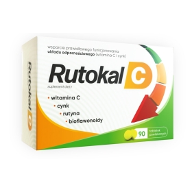 RUTOKAL C 90 tabletek powlekanych ODPORNOŚĆ ORGANIZMU