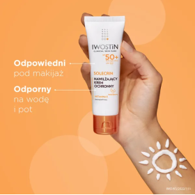 IWOSTIN SOLECRIN NAWILŻAJĄCY KREM OCHRONNY SPF50+ 50 ML