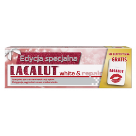 LACALUT WHITE & REPAIR PASTA DO ZĘBÓW 75 ML + NIĆ DENTYSTYCZNA