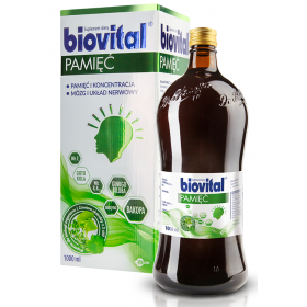 BIOVITAL PAMIĘĆ PŁYN 1000 ml 1L