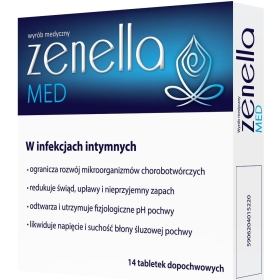 ZENELLA MED 14 tabletek dopochwowych HIGIENA INTYMNA