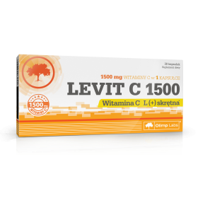 OLIMP LEVIT C 1500 WITAMINA C L(+) SKRĘTNA 30 kapsułek