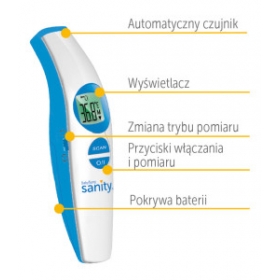 Termometr BABYTEMP SANITY cyfrowy bezdotykowy