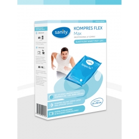 Kompres Sanity Flex MAX 21x30 cm ŻELOWY