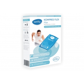 Kompres Sanity Flex MAX 21x30 cm ŻELOWY